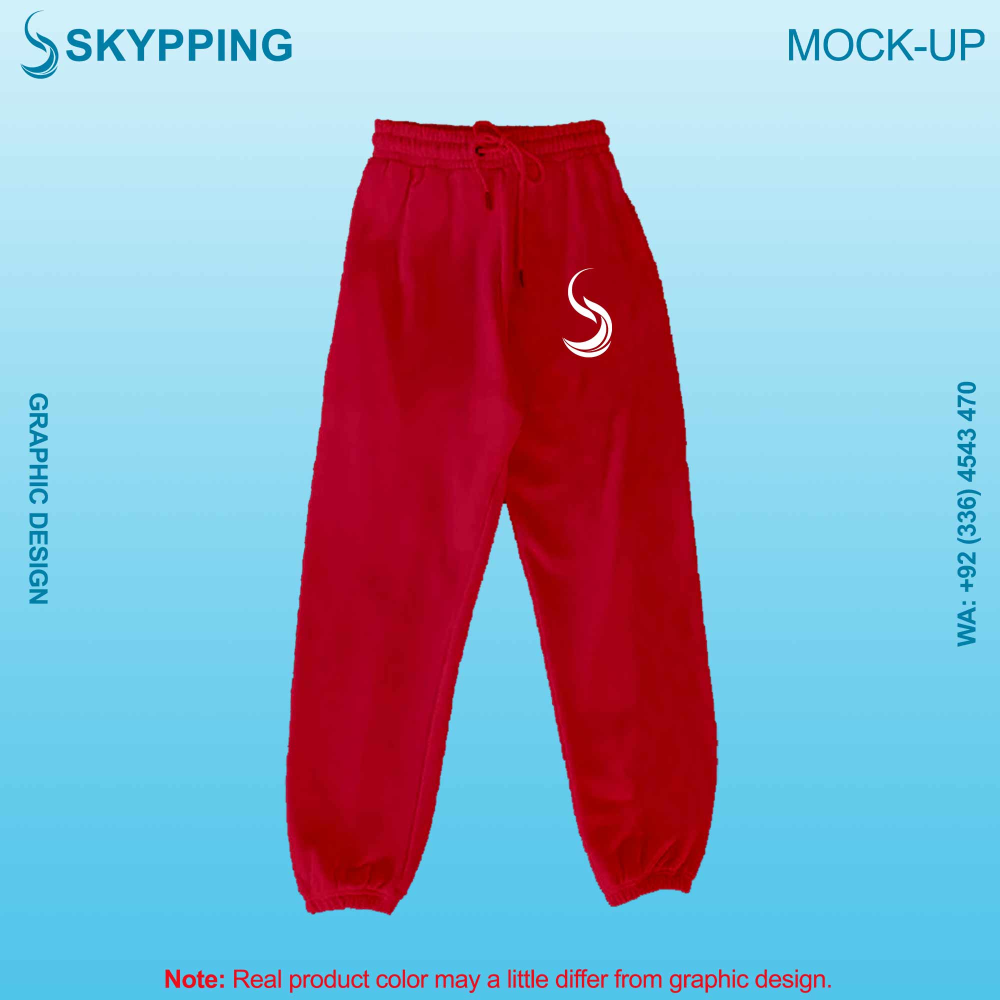 Sweatpant with Side Pocket and Closed Bottom